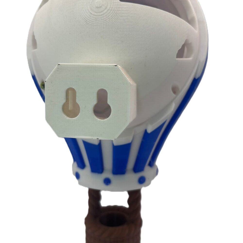 Hot Air Baloon Blue 4 Hot Air Balloon Wall Light - Blue, White