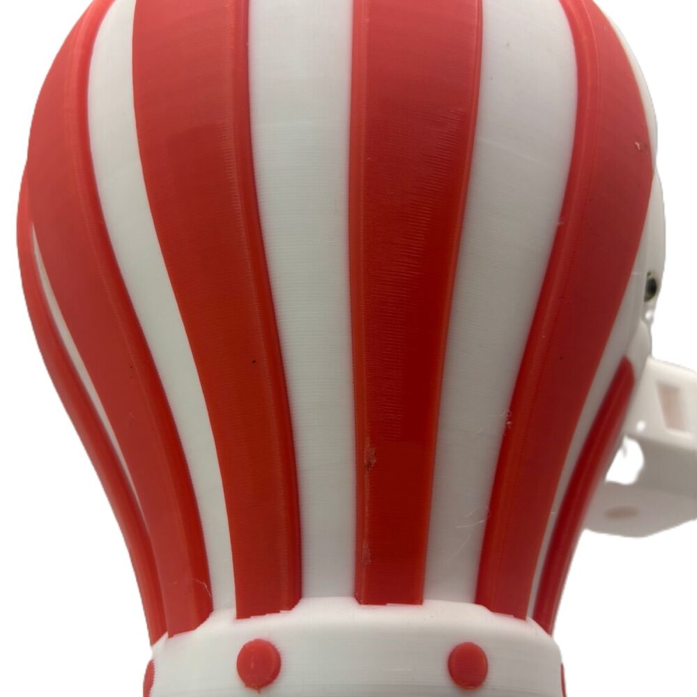 Hot Air Balloon Wall Light - Red, White