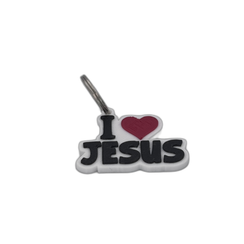 I Love Jesus Keyring