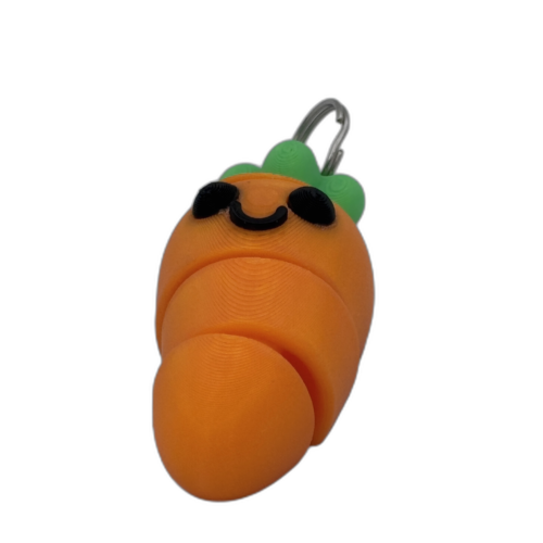 Kawaii Carrot Keyring