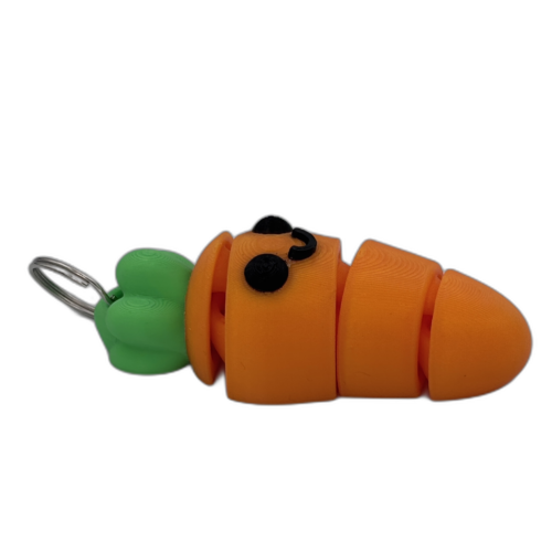 Kawaii Carrot Keyring