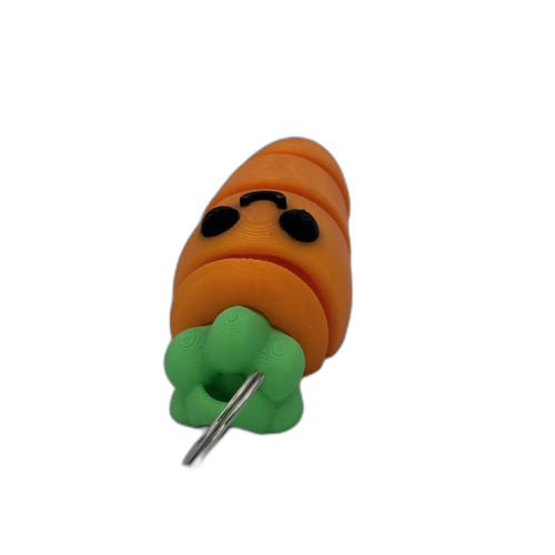 Kawaii Carrot Keyring