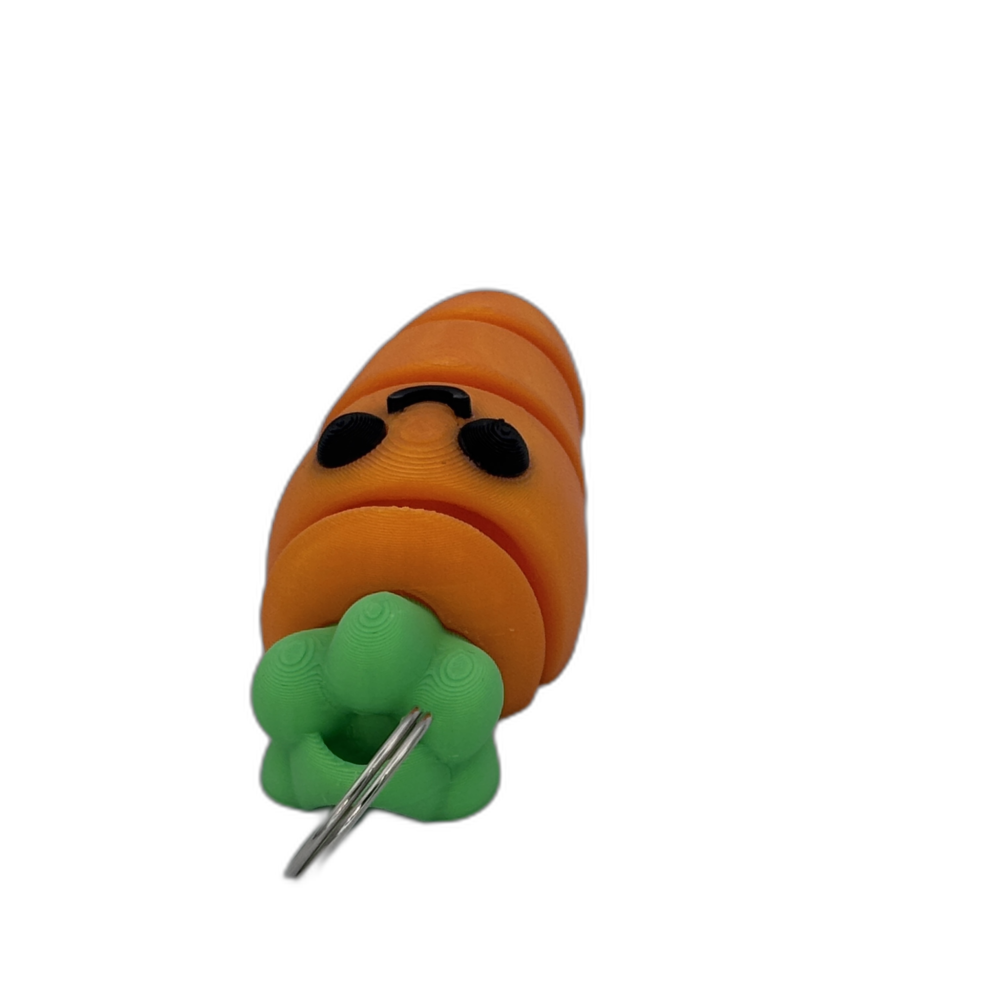 Kawaii Carrot Keyring