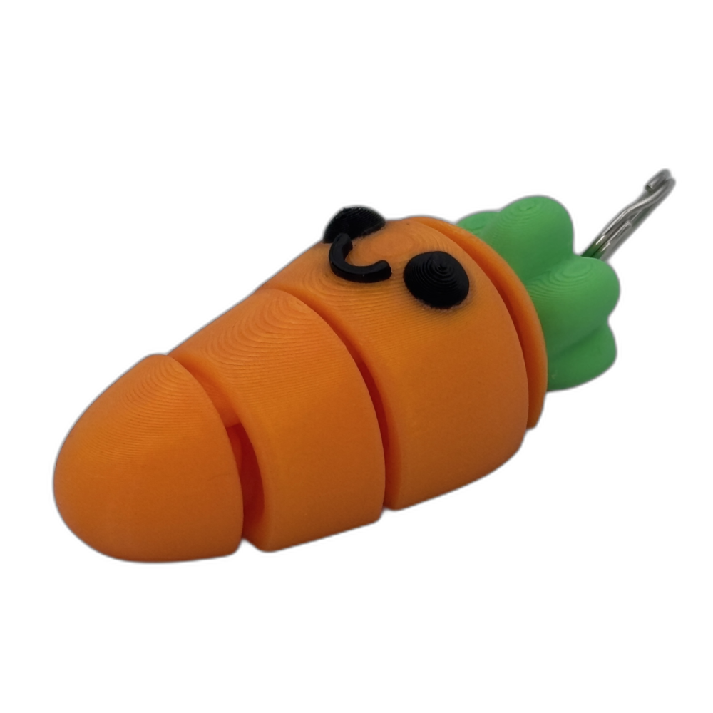 Kawaii Carrot Keyring