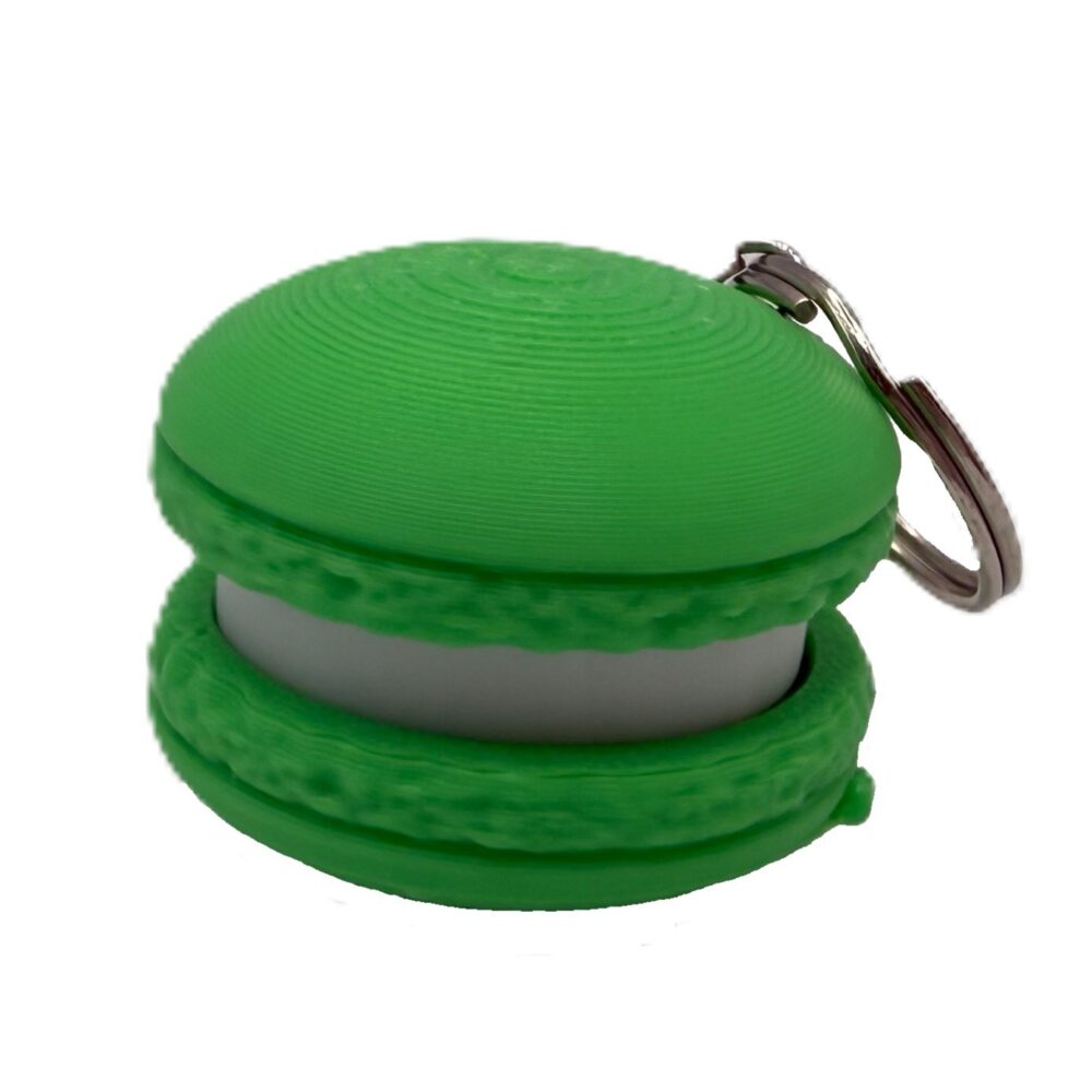 Macaron Clicker Green 1 Macaron Clicker Keyring - Green