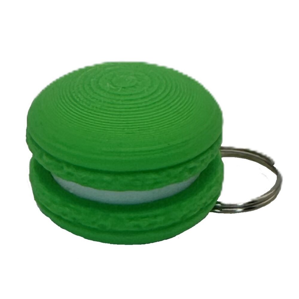 Macaron Clicker Green 3 Macaron Clicker Keyring - Green