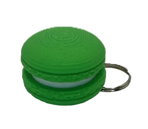 Macaron Clicker Green 3 Macaron Clicker Keyring - Green