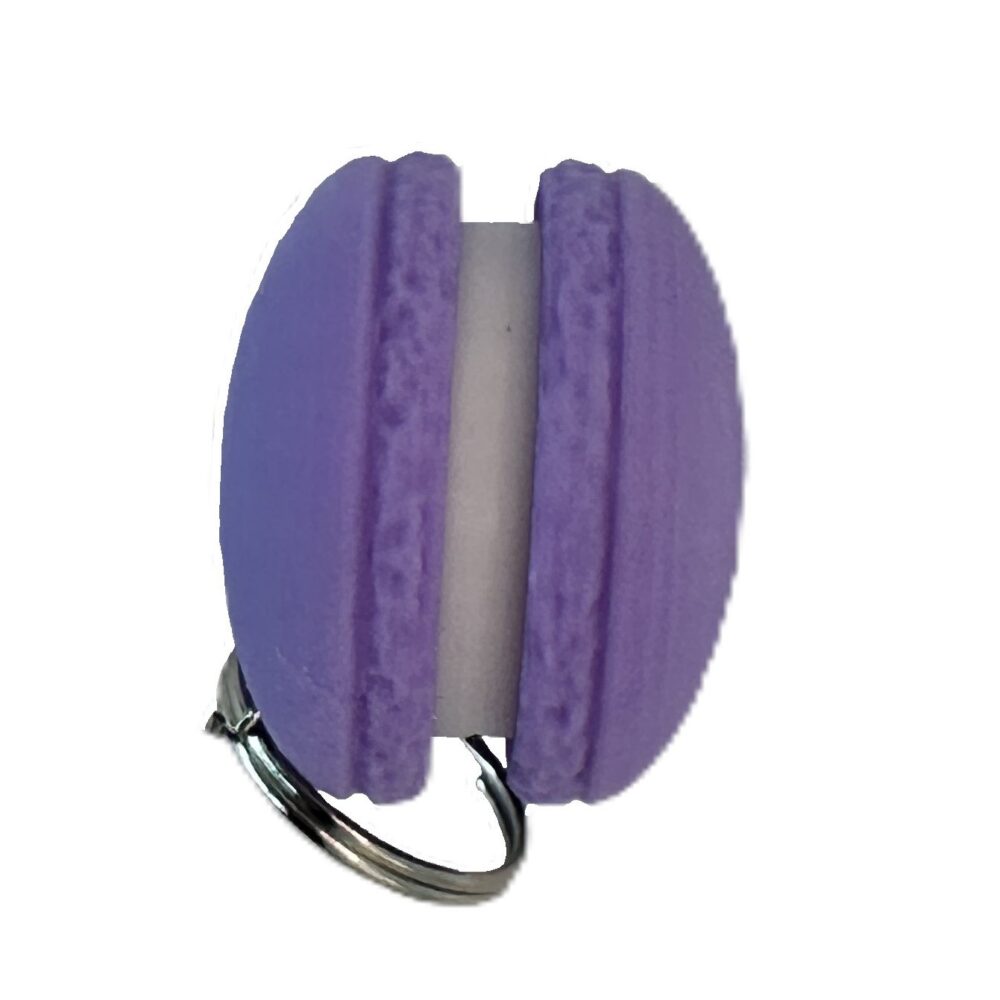 Macaron Clicker Keyring - Purple