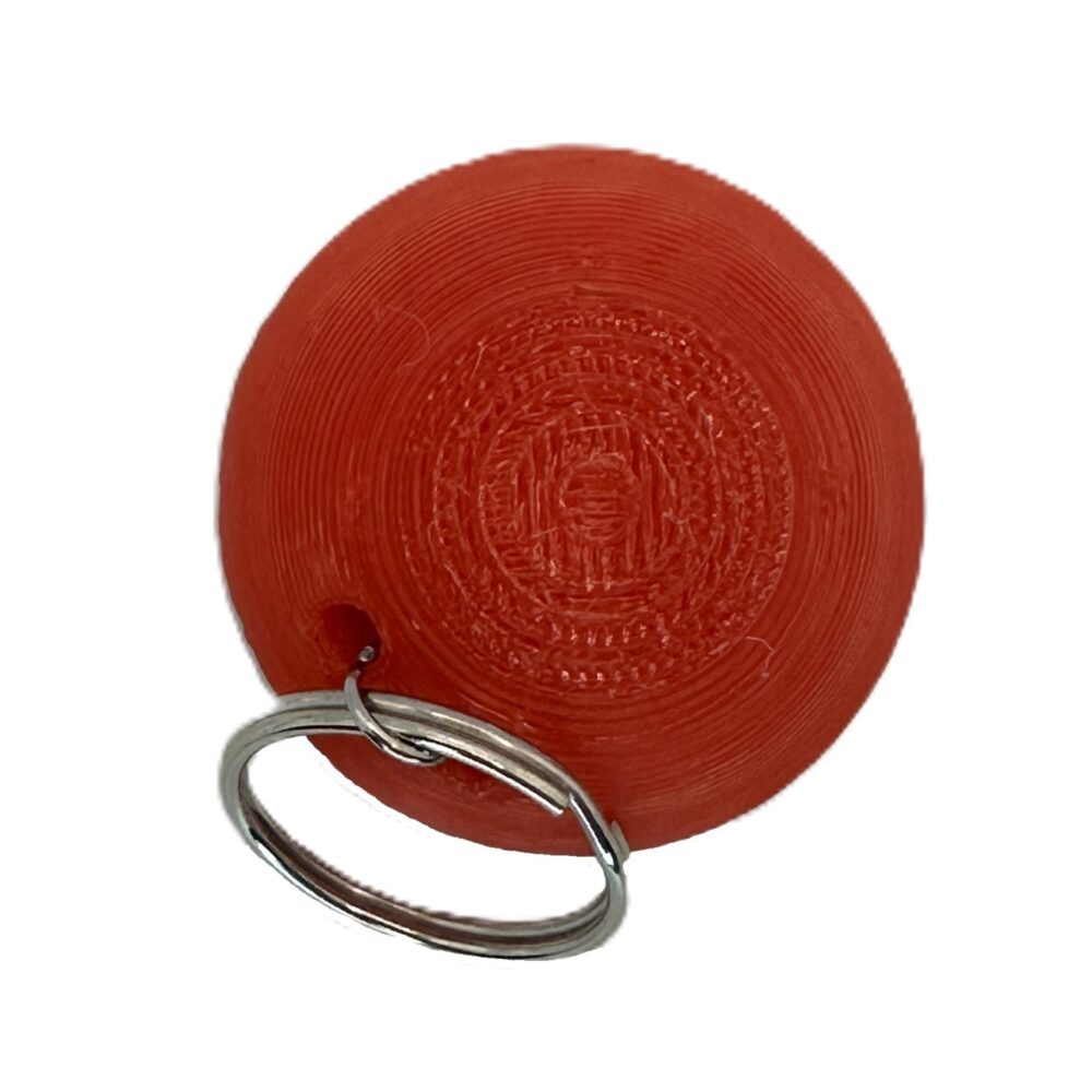 Macaron Clicker Keyring - Red