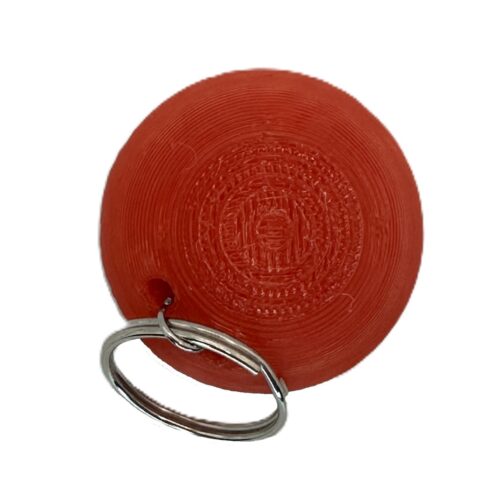 Macaron Clicker Keyring - Red