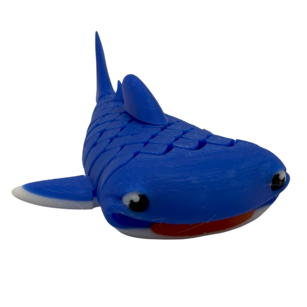 Mark, the Whale Shark Keyring - Flexible