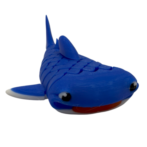 Mark, the Whale Shark Keyring - Flexible