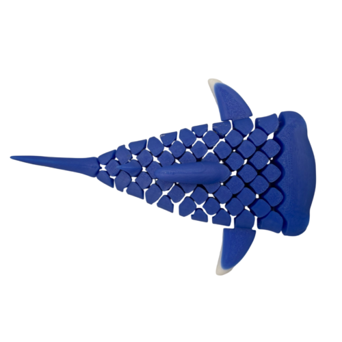 Mark, the Whale Shark Keyring - Flexible