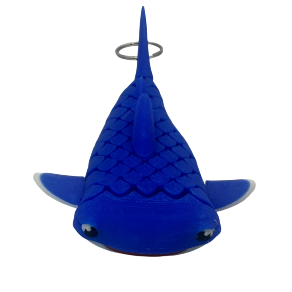 Mark, the Whale Shark Keyring - Flexible