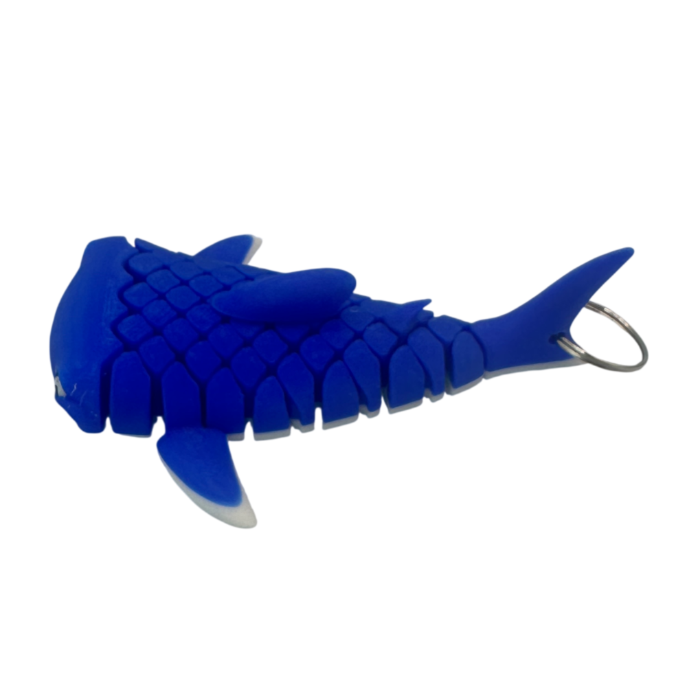Mark, the Whale Shark Keyring - Flexible