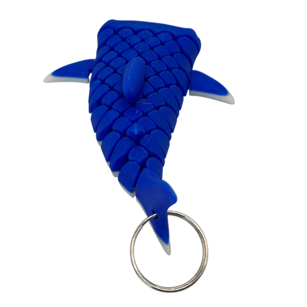 Mark, the Whale Shark Keyring - Flexible