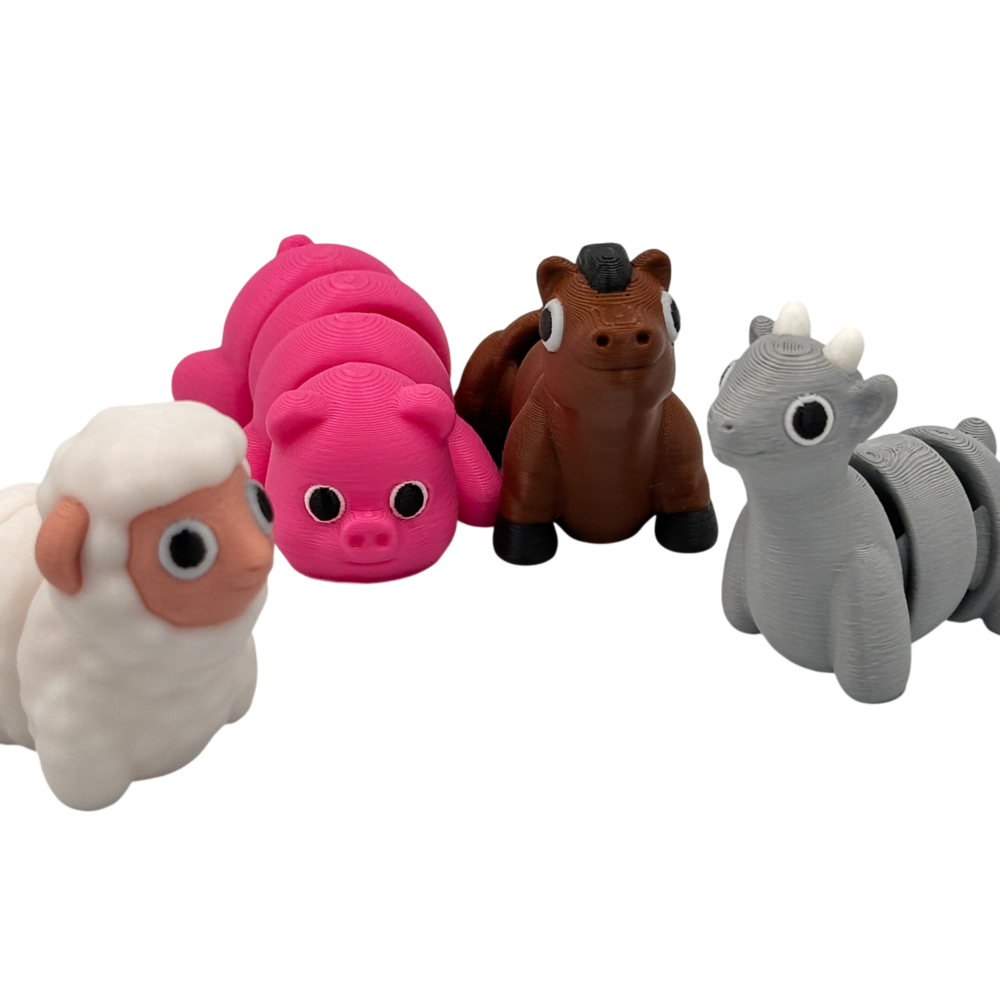 Mini Farm Animal Toy Set
