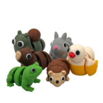 Mini Woodland Animal Toy 6-Piece