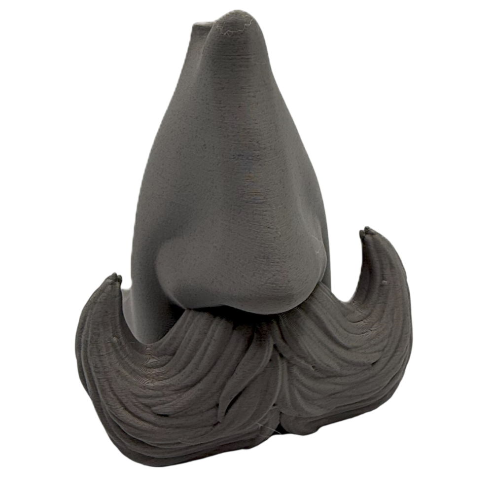 Moustache Sunglasses Holder - Grey