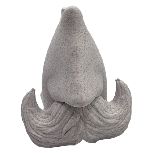 Moustache Sunglasses Holder - Marble Whlte