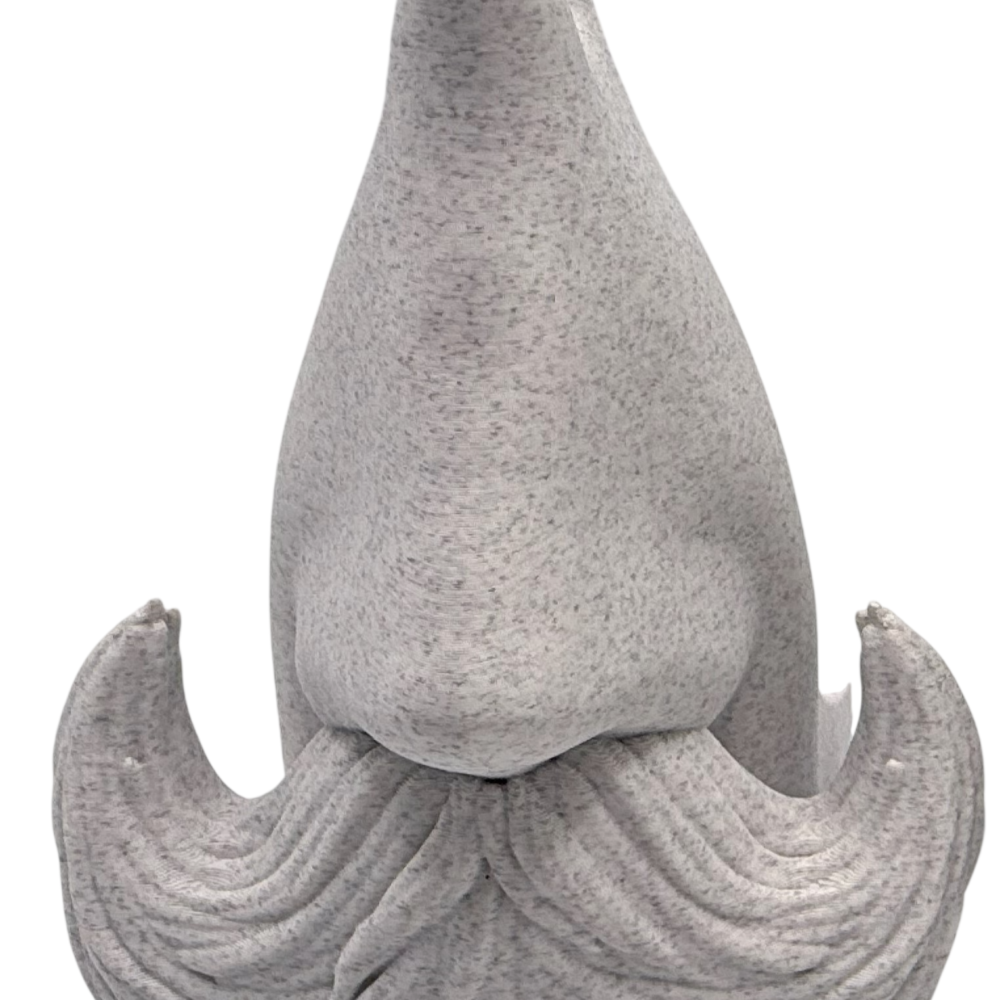 Moustache Sunglasses Holder - Marble Whlte