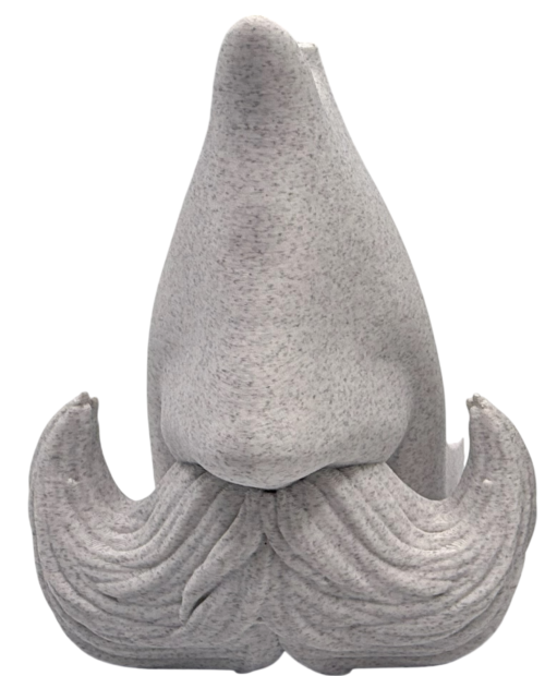 Moustache Sunglasses Holder - Marble Whlte