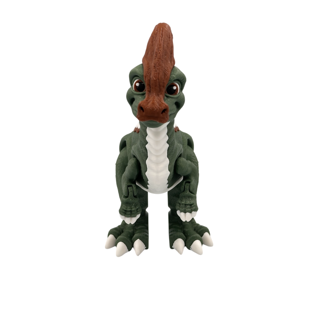 Parasau Rolophus Articulating Dinosaur - Green
