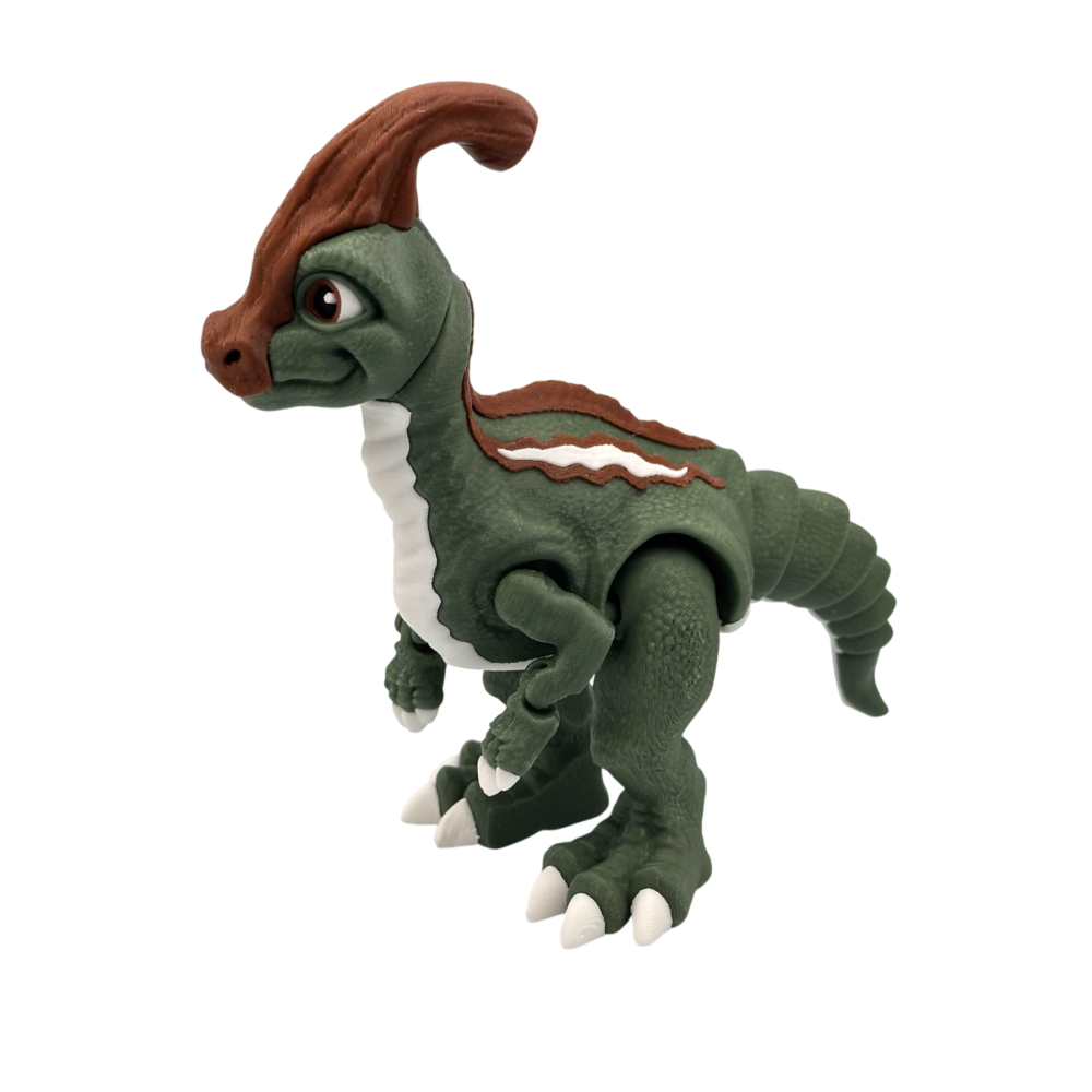 Parasau Rolophus Articulating Dinosaur - Green