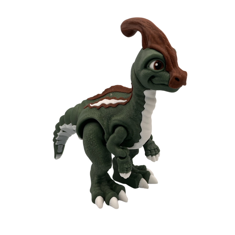 Parasau Rolophus Articulating Dinosaur - Green