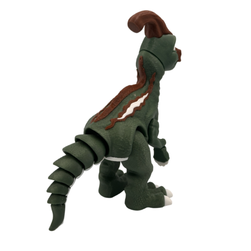 Parasau Rolophus Articulating Dinosaur - Green