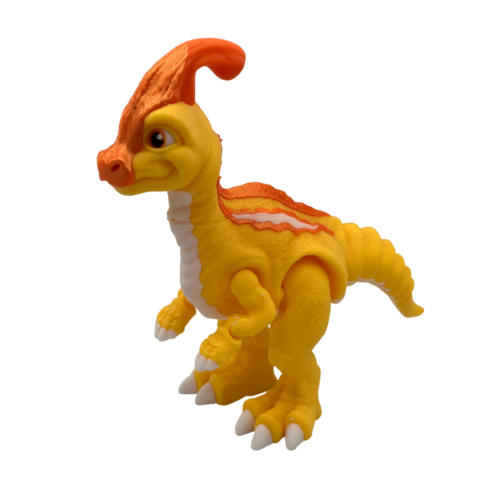 Parasau Rolophus Articulating Dinosaur - Yellow