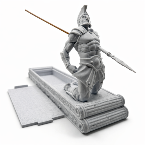 Pierced Roman Soldier Incense Holder