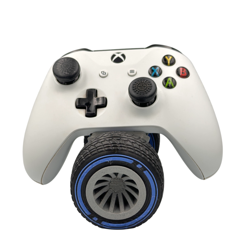 Pit Stop Tires (Single controller) - Blue_6 Formula 1 Gaming Controller Holder - Single - PlayStation and Xbox - Wet Compound
