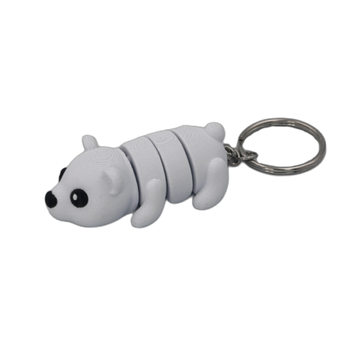 Polar Bear 3 Polar Bear Keyring