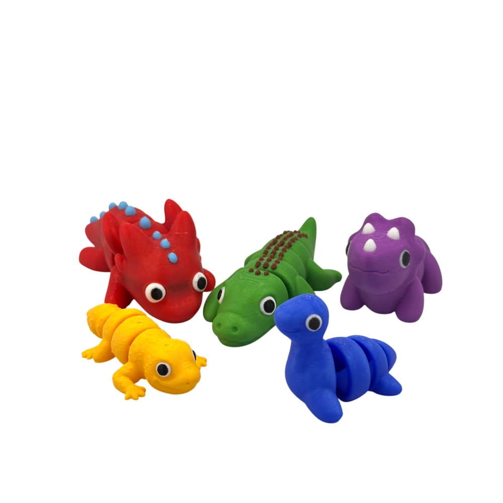 Prehistoric & Fantasy Creature Toy Set
