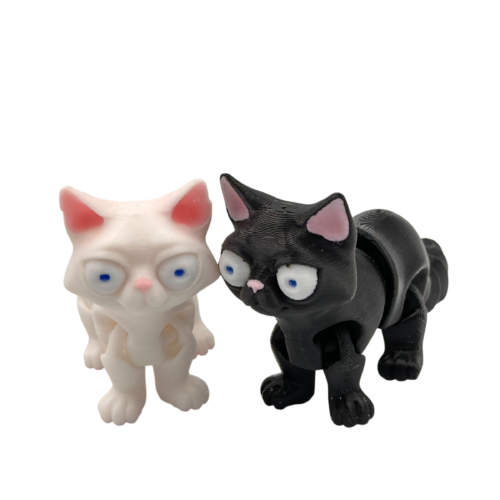 Busya The Cat - Combo Black and White