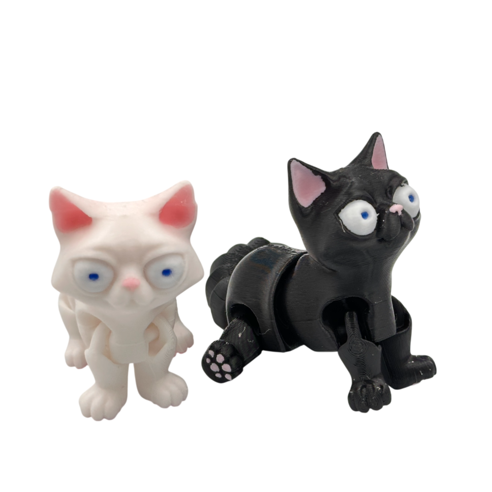 Busya The Cat - Combo Black and White