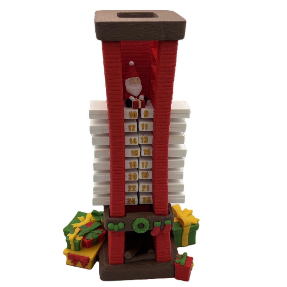 Santa Countdown Chimney Advent Calendar