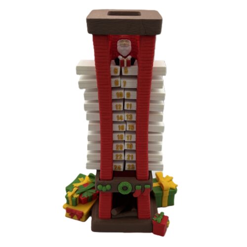 Santa Countdown Chimney Advent Calendar