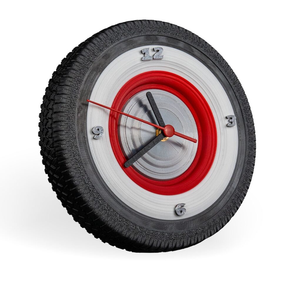 Tire'd of Time - Wall Clock