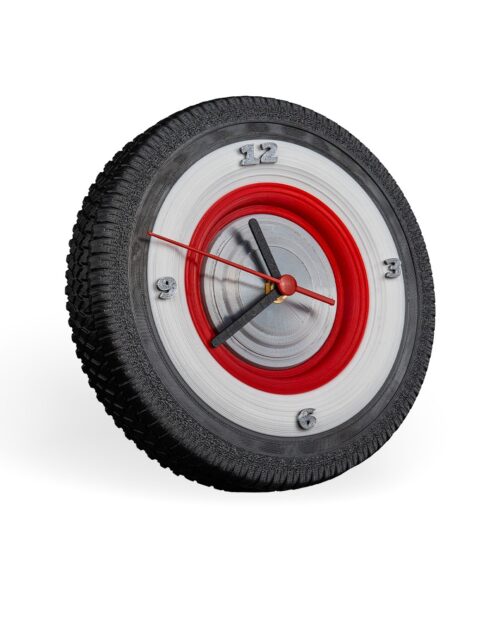 Tire'd of Time - Wall Clock