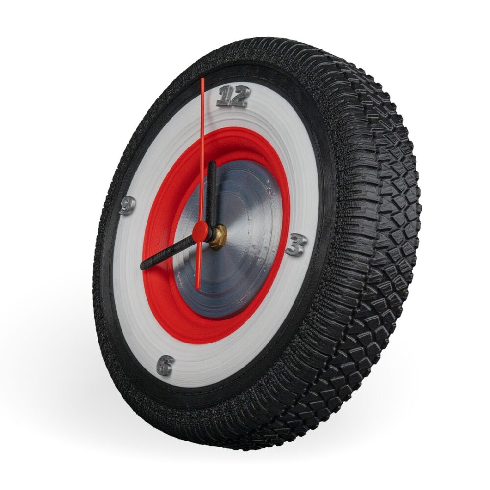 Tire'd of Time - Wall Clock