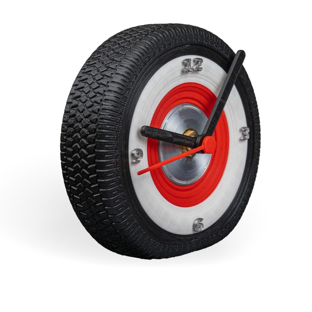 Tire'd of Time - Wall Clock