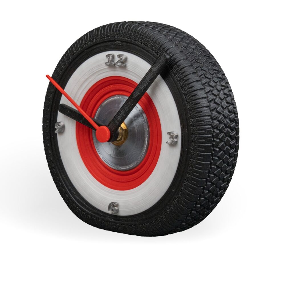 Tire'd of Time - Wall Clock