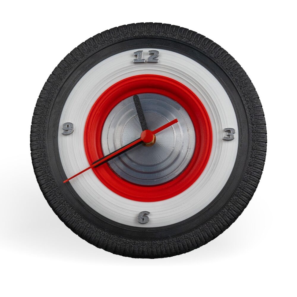 Tire'd of Time - Wall Clock