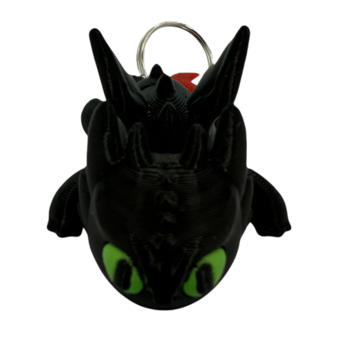 Toothless Keyring - Flexible - Red Wing 6 Toothless Keyring - Flexible - Red Wing
