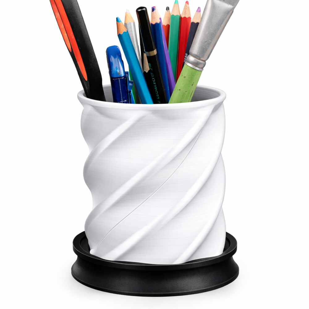Twisted Cup Pen Holder