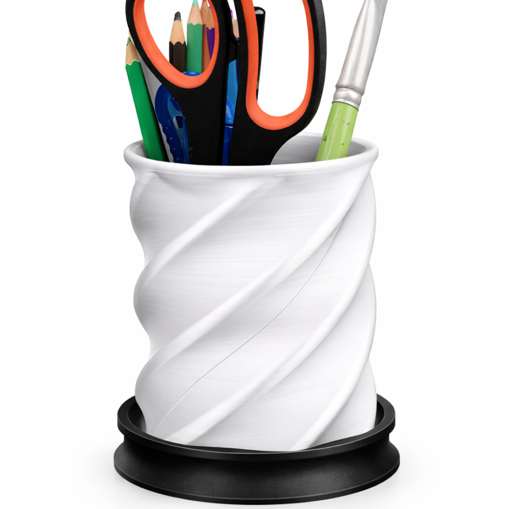 Twisted Cup Pen Holder