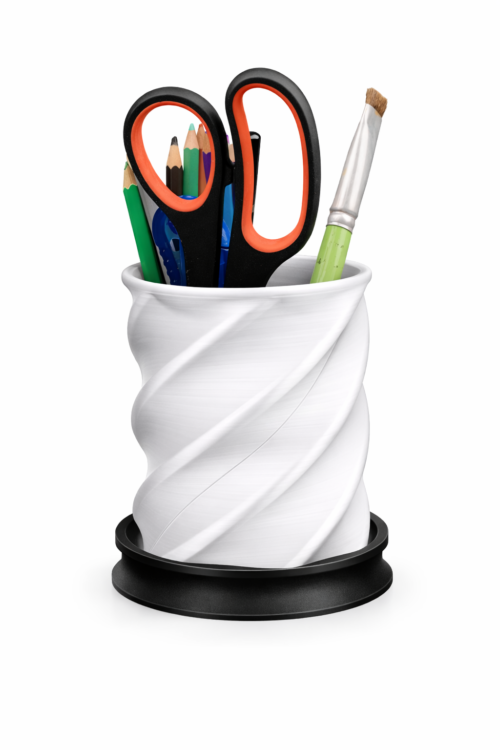 Twisted Cup Pen Holder