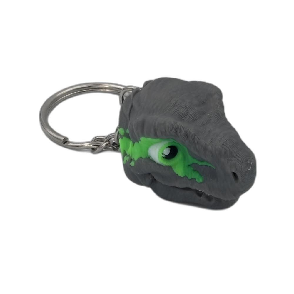 Velociraptor Head Keyring_WB_5 Velociraptor Head Keyring